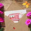 Mr. & Mrs. Panda Grußkarte Bär Camper - Weiß - Geschenk, Produktbild-Vorschau 3