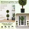 COSTWAY zestaw 2 sztucznych roślin 90cm, sztuczne drzewo z Podgląd zdjęcia produktu 7