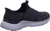 A side view of a black and gray athletic shoe. Anteprima dell’immagine prodotto