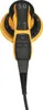 A top-down view of a yellow and black orbital sander. Produktbild-Vorschau