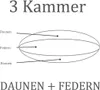 HS5 Kopfkissen 40x80 cm 750 Gramm Daunenkissen Kissen Produktbild-Vorschau 3