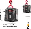 Treuil électrique VEVOR, palan 2 en 1, 500 kg, 1500 W de Voir les images du produit 8