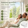 Fliegengitter Fenster 130 x 150 cm Weiß mit Klettband Produktbild-Vorschau 4