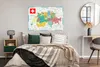 MuchoWow® Poster Bunte Landkarte der Schweiz 120x90 cm - Produktbild-Vorschau 3