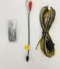 A collection of electronic cables and connectors laid out on a white background. Produktbild-Vorschau
