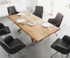 DELIFE Esstisch Edge 200x100 Akazie Natur Kreuzgestell Produktbild-Vorschau 4
