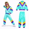 A person wearing a retro tracksuit. Produktbild-Vorschau