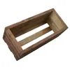 Dřevěný truhlík z masivu - hnědý 40 cm Náhled obrázku produktu 2