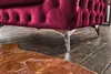 KAWOLA Sofa NARLA Chesterfield 3-Sitzer Velvet rot Produktbild-Vorschau 8