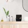 Relaxdays Aufbewahrungskorb mit Deckel, Flechtoptik, Bad Produktbild-Vorschau 2