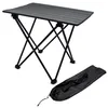 Camping Klapptisch schwarz mit Tragetasche - 56x40 cm - Produktbild-Vorschau 1