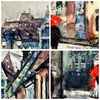 Bilder auf glas - Stadt Straße Haus - 30x30cm - Glasbilder Produktbild-Vorschau 8