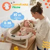moovkee Babybadewanne Faltbar 80 cm Beige mit Thermometer Produktbild-Vorschau 3