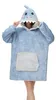Coperta in pile con cappuccio per adulti Anteprima dell’immagine prodotto 1