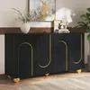 Mueble aparador Merax con 4 puertas y decoración con Vista previa de la imagen del producto 3