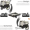 tectake® Hundeanhänger WoofRider 3in1 multifunktional Produktbild-Vorschau 4