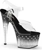 STARDUST-708T Damen Sandale von Pleaser, Transparent Produktbild-Vorschau 1