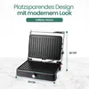 Emerio Kontaktgrill – Sandwichmaker – Große Grillfläche 34 Produktbild-Vorschau 3