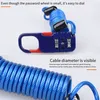 Fietsslot met kabel, cijferslot, geschikt voor Productafbeelding-voorbeeld 4