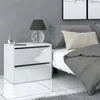 STIV Meble | Szafka na buty z klapami | Biały Mat / Biały Podgląd zdjęcia produktu 4