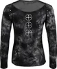 Rock Rebel by EMP Damen grau/schwarzes Langarmshirt mit Produktbild-Vorschau 2