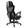 A black gaming chair is shown from a rear-side angle against a white background. Náhled obrázku produktu