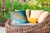 MuchoWow® Outdoor Kissen - Marmor - Wellen - Gold - Muster Produktbild-Vorschau 3