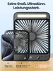 Warmco D4 Akku Camping Ventilator 20000mAh, LED-Lampe, 48 Produktbild-Vorschau 8