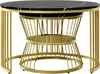 Set aus 2 runden Couchtischen, modern, mit glänzender Produktbild-Vorschau 10