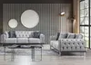 Sofa Set Nova Hellgrau Stellvariante 3+3 Relax- und Produktbild-Vorschau 2