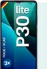 A marketing image for screen protectors for a Huawei P30 Lite phone. Produktbild-Vorschau