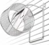 Flamingo Hamsterrad aus Metall Trota Chrom , Maße: 20,5 cm Produktbild-Vorschau 3
