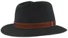 Borsalino feiner Hasenhaarhut Rustico Traveller mit Lederband in blau