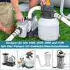 Poolschlauch Adapter,Schwimmbad Filterpumpe Adapter Set Produktbild-Vorschau 6