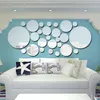 26pcs/set Acrylic Polka Dot Wall Mirror Stickers Room Voir les images du produit 2