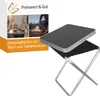 Klappbarer Campinghocker mit Tischplatte 40 x 40 cm Produktbild-Vorschau 1