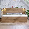 Letto contenitore Flieks matrimoniale 160x200 cm con USB e Anteprima dell’immagine prodotto 3