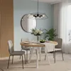 ADIDAR Jídelní stůl kulatý rozkládací CONVIVIO 100-300 cm Náhled obrázku produktu 2