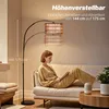 HOMCOM Stehlampe Wohnzimmer Stehleuchte mit Lampenschirm Produktbild-Vorschau 5