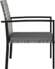 vidaXL Chaises de jardin 2 pcs. Poly rotin gris Voir les images du produit 2