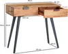 FineBuy Table console 90 x 78 x 36 cm acacia massif / métal Voir les images du produit 3
