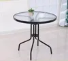Gartentisch 60 cm Tisch aus gehärtetem Glas für Garten, Produktbild-Vorschau 4