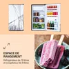 KLARSTEIN CoolArt - Combiné réfrigérateur-congélateur, Voir les images du produit 3