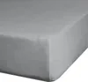 Jersey Betttuch stahl 240x220 30cm Baumwolle Gewicht: 125 Produktbild-Vorschau 3