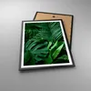 Gerahmtes Poster - Schwarzer Rahmen - Exotisch Blätter Produktbild-Vorschau 3