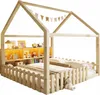 Letto per bambini Merax 140x190 cm, con sponde, striscia Anteprima dell’immagine prodotto 8