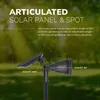 hoftronic Solar Gartenstrahler 2W 3000K 200lm Schwarz IP65 Produktbild-Vorschau 5