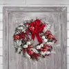 40 cm vianočný veniec Xmas Door Oranments Veselé Vianoce Náhľad obrázku produktu 5