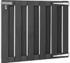 vidaXL Záhradná brána WPC 100 x 80 cm Sivá Náhľad obrázku produktu 2