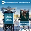 24MOVE® Campingstuhl Faltstuhl, 2er Set, schwarz, mit Produktbild-Vorschau 15